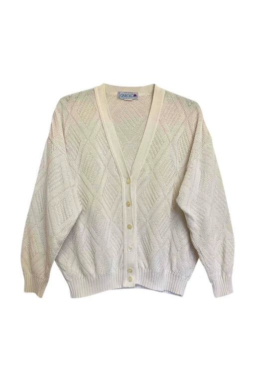 Cardigan en coton vintage