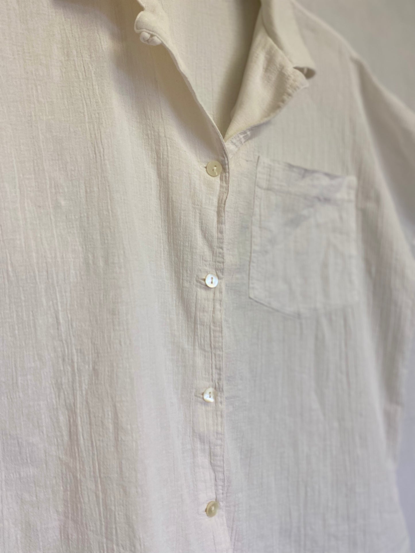 Blouse en gaz de coton Vintage
