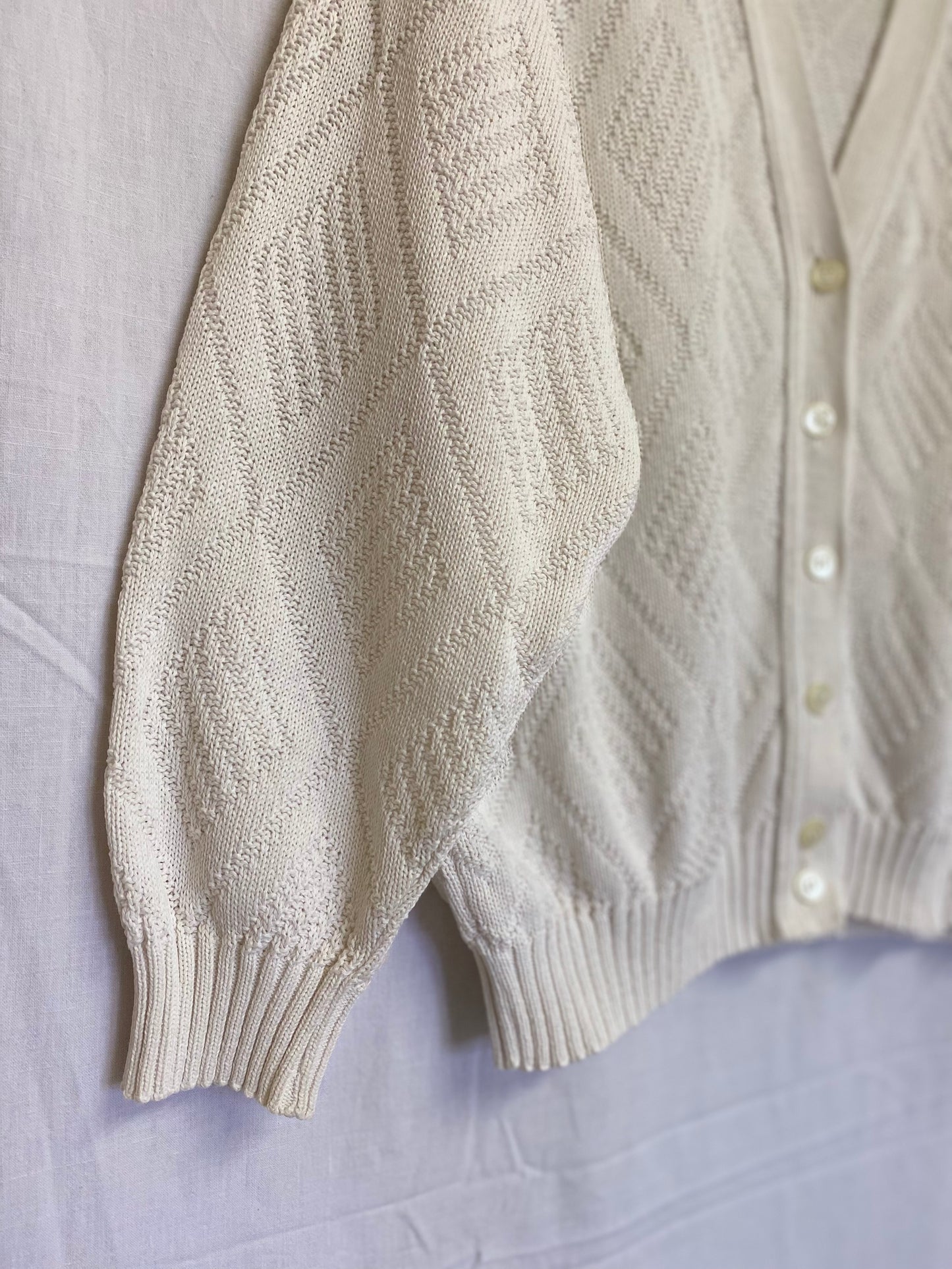 Cardigan en coton vintage