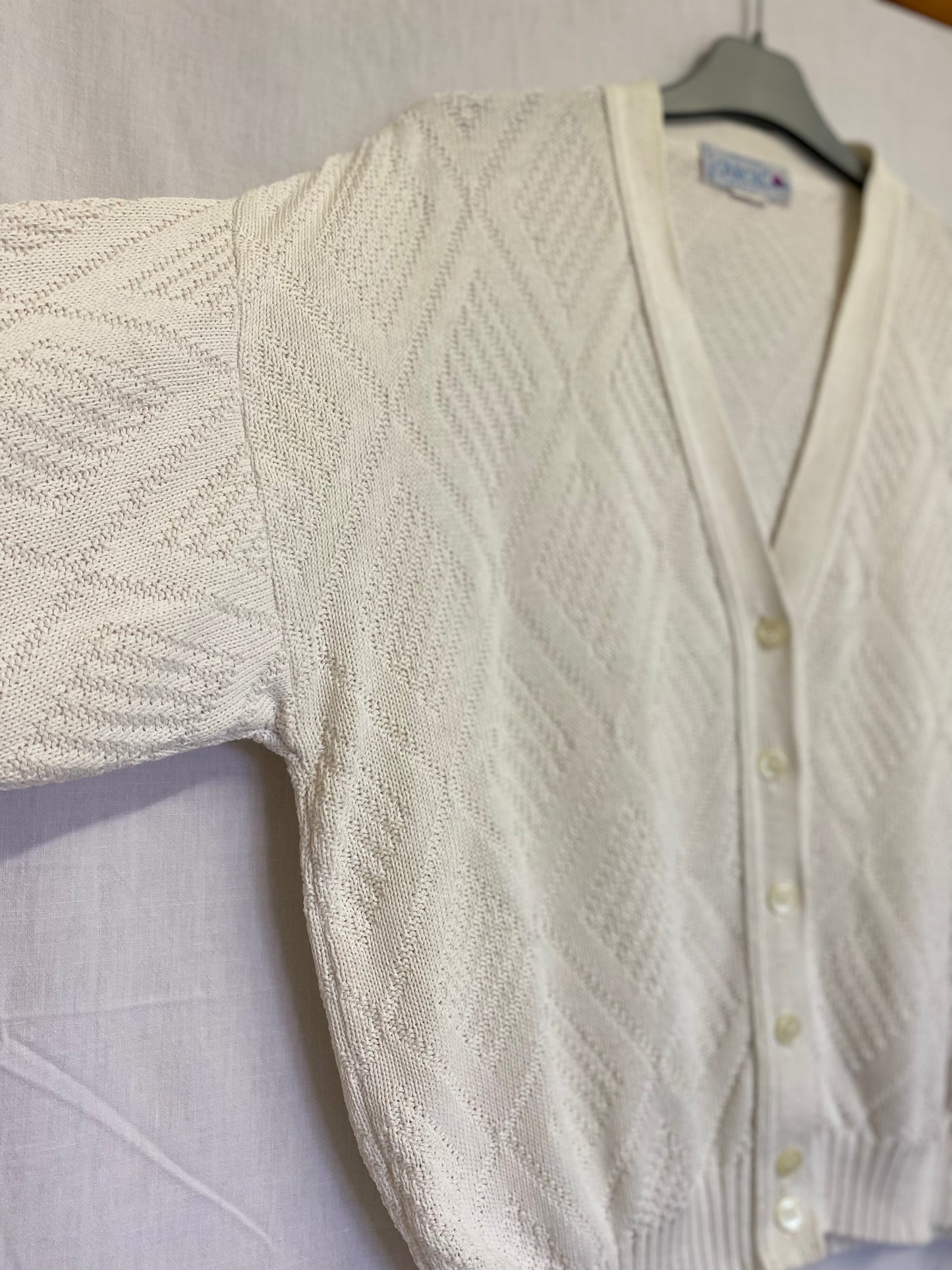 Cardigan en coton vintage